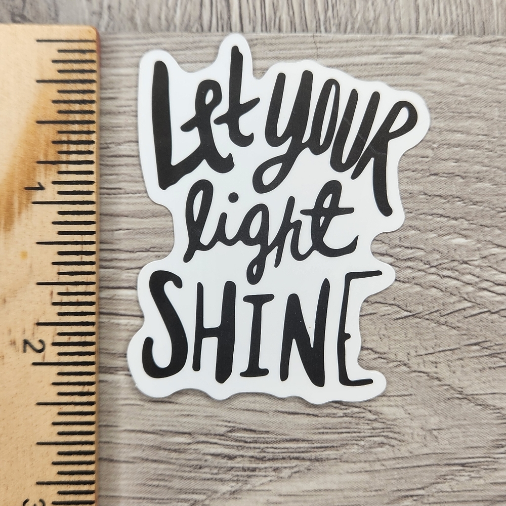 10/$10 Sticker Let Your Light Shine